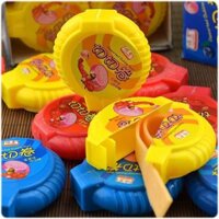 Pdd / / [Shop Hot Sale] Influencer Cut Roll Bubble Gum One Roll Chewing Gum Đồ ăn nhẹ cho trẻ em Đóng hộp hoài cổ Vui nhộn Trẻ em Kẹo Bán buôn WH250304