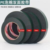 PE Green Filton Cotton Hai mặt dính 0,5mm-1mm Dày Độ nhớt cao Bọt xốp Băng hai mặt Đá xanh Phát hành Bọt Đen Keo dán màn hình Mobile Sửa chữa Slot Hợp kim nhôm Cửa và cửa sổ cố định