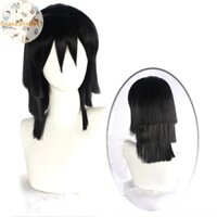 Peaceshells Anime Demon Slayer Kimetsu No Yaiba Iguro Obanai Cosplay Tóc Giả Trang Phục VN
