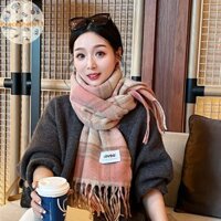 Peaceshells Giả Khăn Cashmere Cho Nữ Ấm sel Khăn Choàng Tất Cả Trận Đấu Kẻ Sọc VN