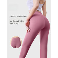 Peach Hip Lift Quần tập Yoga lưng cao khỏa thân