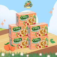 [Peachy Cozy] Combo 5 hộp Trà Đào Hoà Tan Cozy Ice Tea (80 gói x 15gr) nhiều hơn đậm hơn thức nước uống giải khát mới