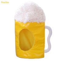 Pealike Cho Sáng Tạo Nhật Bản Ngộ nghĩnh Cốc Cơm Vàng Bia Sang Trọng Nón Đồ Chơi Hoạt Hình Full Mũ Đội Đầu Cosplay Trang Phục Lạ Mắt D