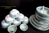 PEARL DINNER SET / BỘ ĐỒ ĂN HỒNG NGỌC TRAI - HỎA BIẾN ĐẲNG CẤP SẢN XUẤT TẠI XƯỜNG GỐM GIA OANH AUTHENTIC BAT TRANG