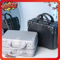 [Peasee] Túi du lịch 14 inch Vali nữ trang điểm ngắn chất lượng cao