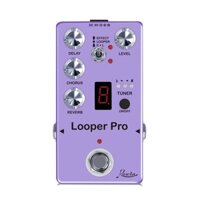 Pedal Hiệu Ứng Kỹ Thuật Số ROWIN RE05 Looper Pro Với Hiệu Ứng Vòng Lặp Lại Chorus Tuner Reverb Kết Hợp Với