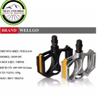 Pedan bàn đạp xe đạp WELLGO M195 nhôm bạc đạn