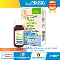 Pedia Poly Vite Drops - Bổ Sung Vitamin Tổng Hợp , Tăng Đề Kháng, Giảm Biếng Ăn, Giúp Bé Phát Triển Vững Vàng