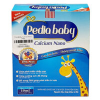Pediababy Calcium Nano, hỗ trợ bổ sung canxi và vitamin D3 cho cơ thể