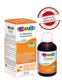 PediaKid 22 Vitamin 125 ml bổ sung đa vitamin và khoáng chất cho bé từ 6 tháng| MS1507
