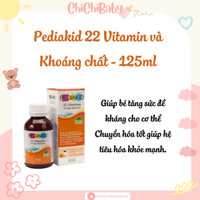 Pediakid 22 Vitamin và Khoáng chất - 125ml từ 6 tháng tuổi