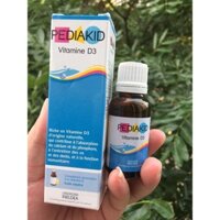 Pediakid cho bé của Pháp, Bổ Sung Vitamin D3 Cho Trẻ Từ Sơ Sinh Giúp Hấp Thu Calci Tối Đa.Lọ 20ml