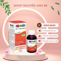 Pediakid Fer Siro bổ sung sắt và vitamin nhóm B cho bé 🔥𝐍𝐄𝐖🔥 PEDIAKID FER + VITAMINES B shopnguyenanh88