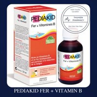 PEDIAKID FER + VITAMIN B - Bổ Sung Sắt Và Vitamin Nhóm B (Hộp 125ml)