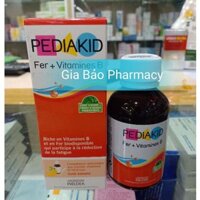 PediaKid Fer + Vitamin B bổ sung dưỡng chất cho cơ thể bé