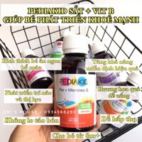 Pediakid Fer + vitamin B 100ml- Pháp