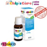 PEDIAKID VITAMINE D3 1000 iu mẫu mới