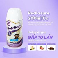 PEDIASURE ÚC SỮA NƯỚC VỊ VANI 200ML DÀNH CHO TRẺ TỪ 1-10 TUỔI