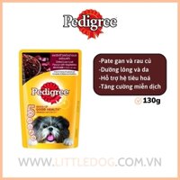 Pedigree 130g Pate Gan và Rau | Adult Liver&Veget