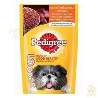 Pedigree pate chó lớn vi bò kho và rau 130g (gói)