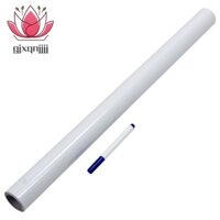 Peel and Stick Whiteboard PVC Wall Sticker Free Marker Pen 45cmx200cm