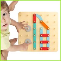 Peg Board Game Bằng Gỗ Nhiều Hình Dạng Đồ Chơi Phù Hợp Với Trò Chơi Mầm Non Hoạt Động Học Tập Cho Bé Trai Bé Gái tayenivn