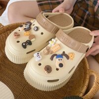 Peki dép nữ dép bánh mì Chống Trượt, Giày cao gót nữ Thời trang, Thoải mái mùa hè mới