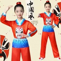 Peking Trang Phục Biểu Diễn Nhảy Múa facebook 11.23 dx Cho Học Sinh Tiểu Học