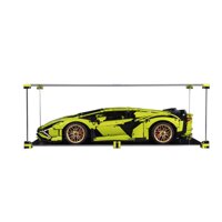 PeleusTech Acrylic Display Box Show Case for Lego Technic Lamborghini Sián FKP 37 42115