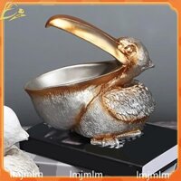 Pelican Chim Tượng Nhựa Tượng Toucan Các Bức Tượng Nhỏ Lối Vào Trang Trí Trang Trí Kẹo Chìa Khóa Bát Giỏ Đựng Bàn Nhà