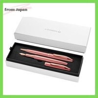Pelikan Jazz Noble Set Fountain Pen and Ballpoint Pen Rose (Gold) Elegant Cartridge Fountain Pen (Pen Nib M) Metal Folding Box Included