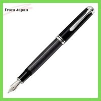 Pelikan PELIKAN Fountain Pen Souveraen M605 Black Stripe CT Piston F Fine Point