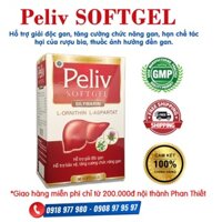 Peliv SOFTGEL - Hỗ trợ giải độc gan giúp bảo vệ, tăng cường chức năng gan, hạn chế tác hại của rượu bia, thuốc lá