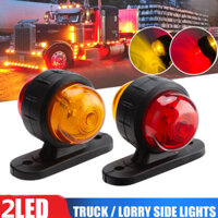 Pem- 2 Chiếc Xe Tải Trailer Đèn LED 24V Đèn Đánh Dấu Bên Xe Bán Tải Tín Hiệu Cảnh Báo