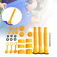 Pem- 3 Bộ Gas Can Vòi Thay Thế Bộ Bình Gas Linh Hoạt Ống Ren Chống Chảy Bình Gas Lỗ Thông Hơi Nắp Vòi Cho Bình Dầu