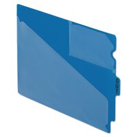 Pendaflex 13542 End Tab Poly Out Guides, Center"OUT" Tab, Letter, Blue, 50/Box