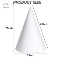 Pengtao09 30 Chiếc Sinh Nhật Mũ Nón Trắng Nón Nón Đảng Nón DIY Đảng Nón Mới