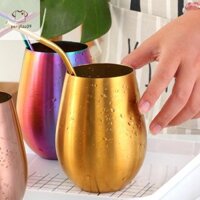 Pengtao09 500ml Thép Không Gỉ Bia Vàng Hoa Hồng Bia Tumbler Cocktail Nước Sữa Cốc Uống Cho Thanh Ngoài Trời Drinkware Mới
