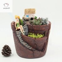 Pengtao09 Bầu Trời Vườn Nhà Thảo Dược Hoa Giỏ Trồng Nồi Máng Hộp Giường Mới