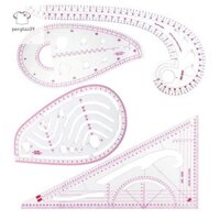 Pengtao09 Đường Cong May Bộ Thước May Cắt Quần Áo Mẫu Mét Yardstick Mới