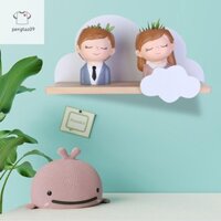 Pengtao09 Kệ Đám Mây Cho Trẻ Em Mầm Non Hoặc Phòng Ngủ - Kệ Phòng Mầm Non Trẻ Em, Floa Mới