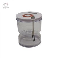 Pengtao09 Lọ Dưa Hấu Khô Và Ướt Hộp Đựng Dưa Hấu Và Ô Liu Lọ Dưa Hấu Cho Nhà Bếp Dụng Cụ Tách Nước Trái Cây Mới