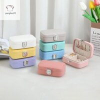 Pengtao09 Mới Trong Macaron Hộp Trang Sức Du Lịch Di Động Vòng Cổ Bông Tai Người Tổ Chức Mới