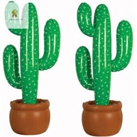 Pengtao12 2 Gói Xương Rồng Bơm Hơi 35 Inch Xương Rồng Cây Chống Đỡ Bãi Biển Phông Nền Ủng Hộ Cho Haw Mới