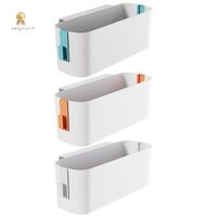 Pengtao12 Đầu Giường Nhựa Lưu Trữ Caddy Có Móc Có Thể Tháo Rời Giỏ Treo Đồ Vặt Hộp Mới