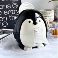 Penguin Tissue - Hộp giấy gốm chim cánh cụt độc đáo trang trí nhà và làm quà tặng.
