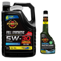 PENRITE - Combo Dầu nhớt động cơ ô tô EVERYDAY FULL SYNTHETIC 5W-30 6L & Phụ Gia Làm Sạch Và Bảo Vệ Hệ Thống Phun DIESEL