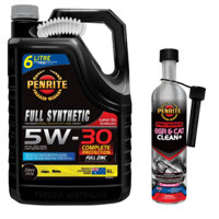 PENRITE - Dầu nhớt động cơ ô tô EVERYDAY FULL SYNTHETIC 5W-30 6L & Phụ gia vệ sinh hệ thống tuần hoàn EGR & CAT CLEAN +