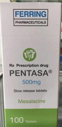 Pentasa 500mg Mesalamine 500 mg H/100 viên