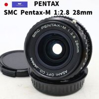 Pentax SMC Pentax-M 1:2.8 28mm MF Wide angle lens For Pentax K mount From Japan